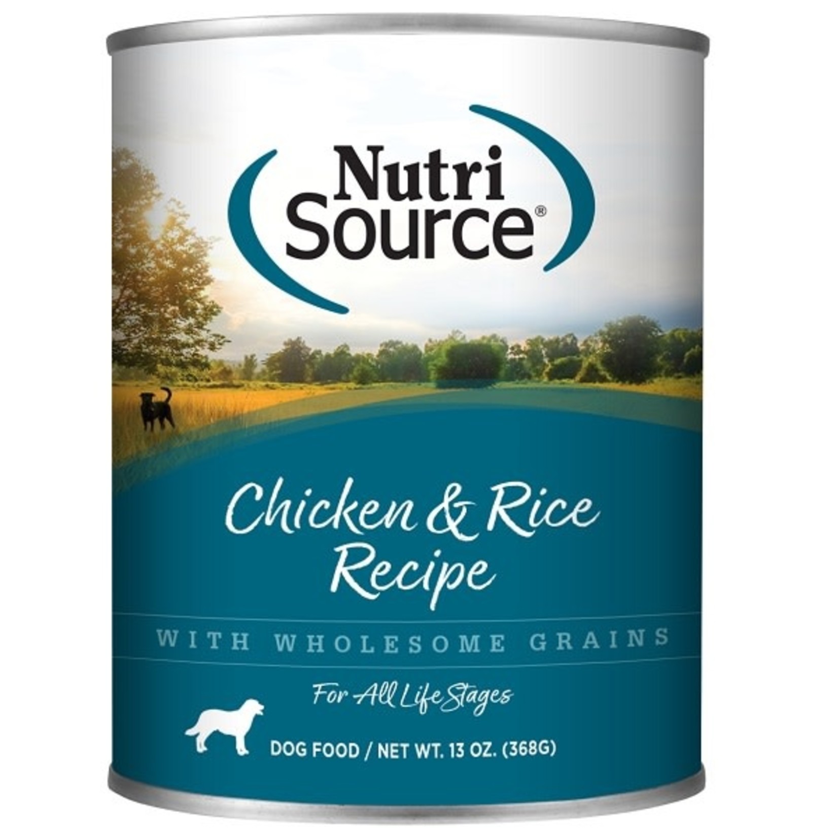 NUTRISOURCE NUTR CAN DOG Ckn & Rice 13oz