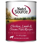 NUTRISOURCE NutriSourChicken/Lamb/Ocean Fish Can               13oz