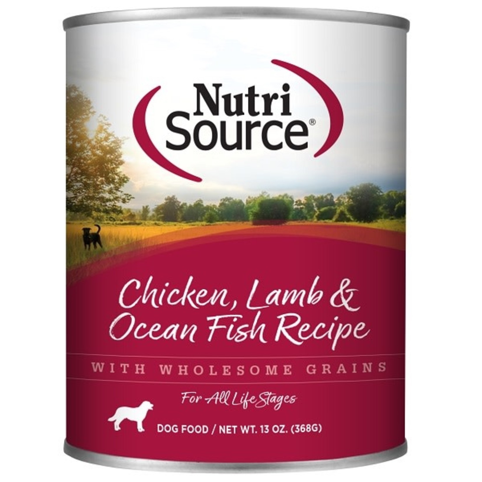NUTRISOURCE NutriSour Chicken/Lamb/Ocean Fish Can   13oz