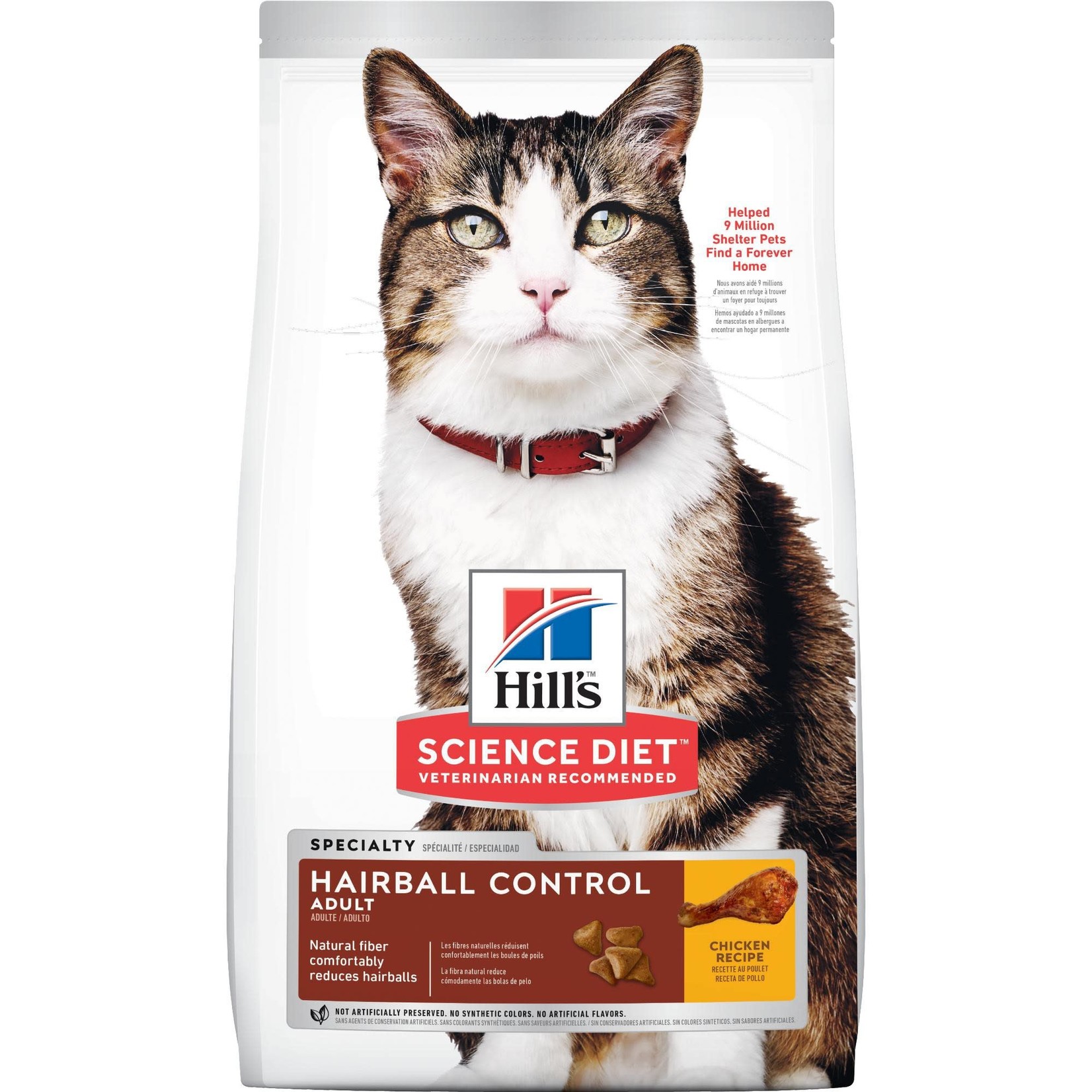 Hill's Science Diet Hill's Science Diet Cat Adult Hairball Control Chk 7 lb