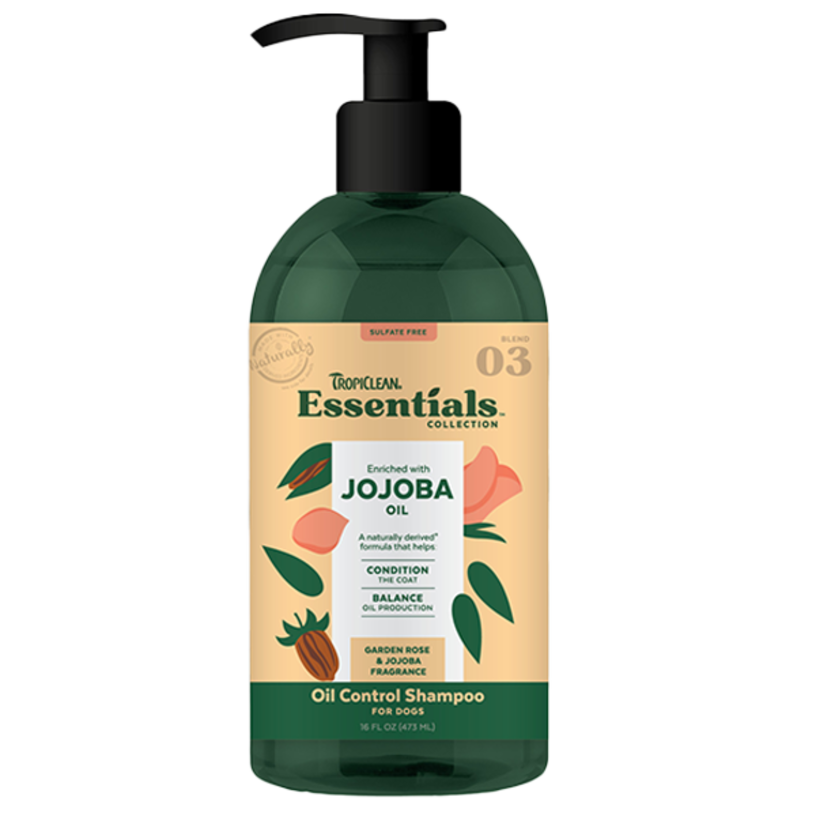 Tropiclean TropiClean Essentials Shampoo Jojoba Oil 16 oz