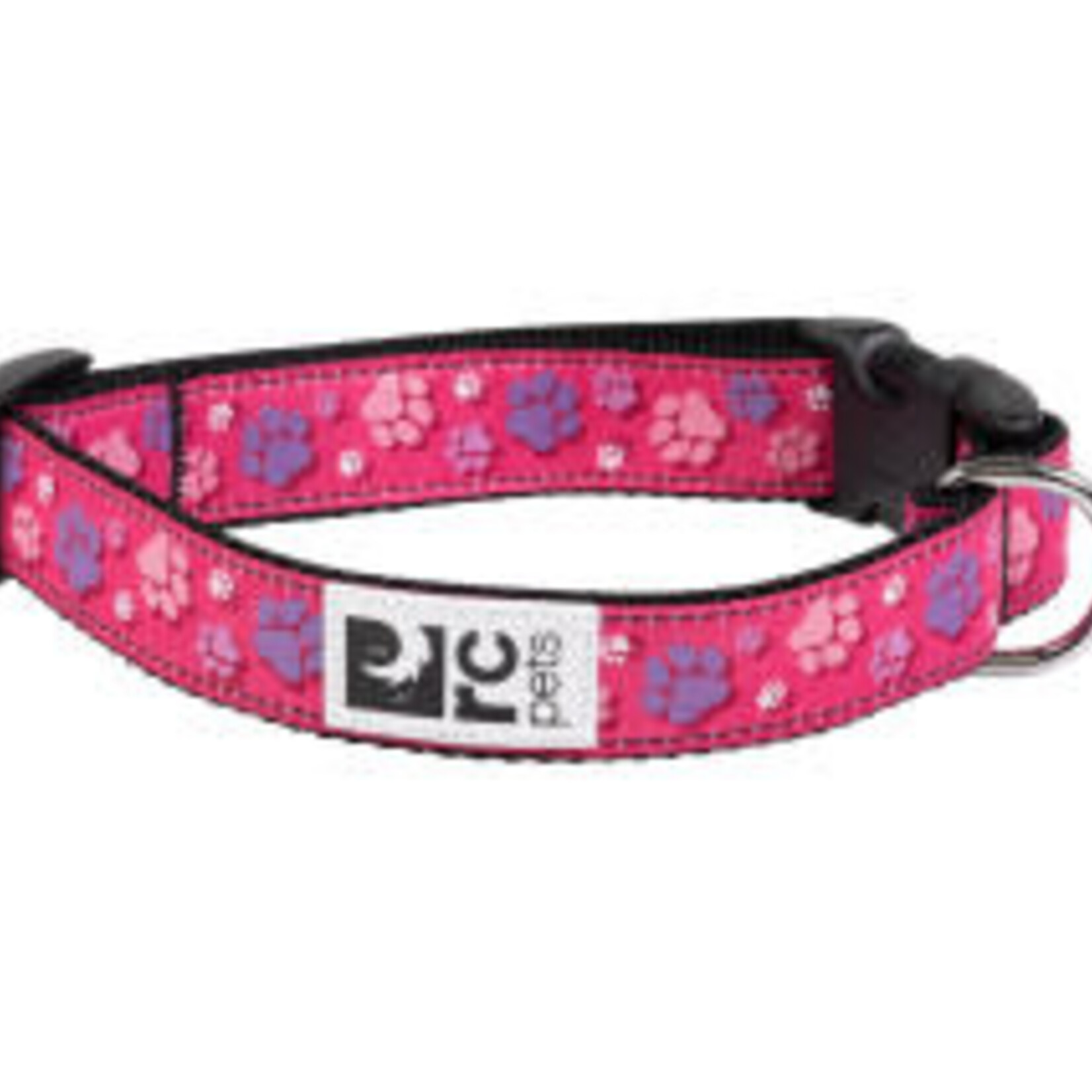 RC PETS RC Pets Clip Collar XXS 1/2". Fresh Tracks Pink
