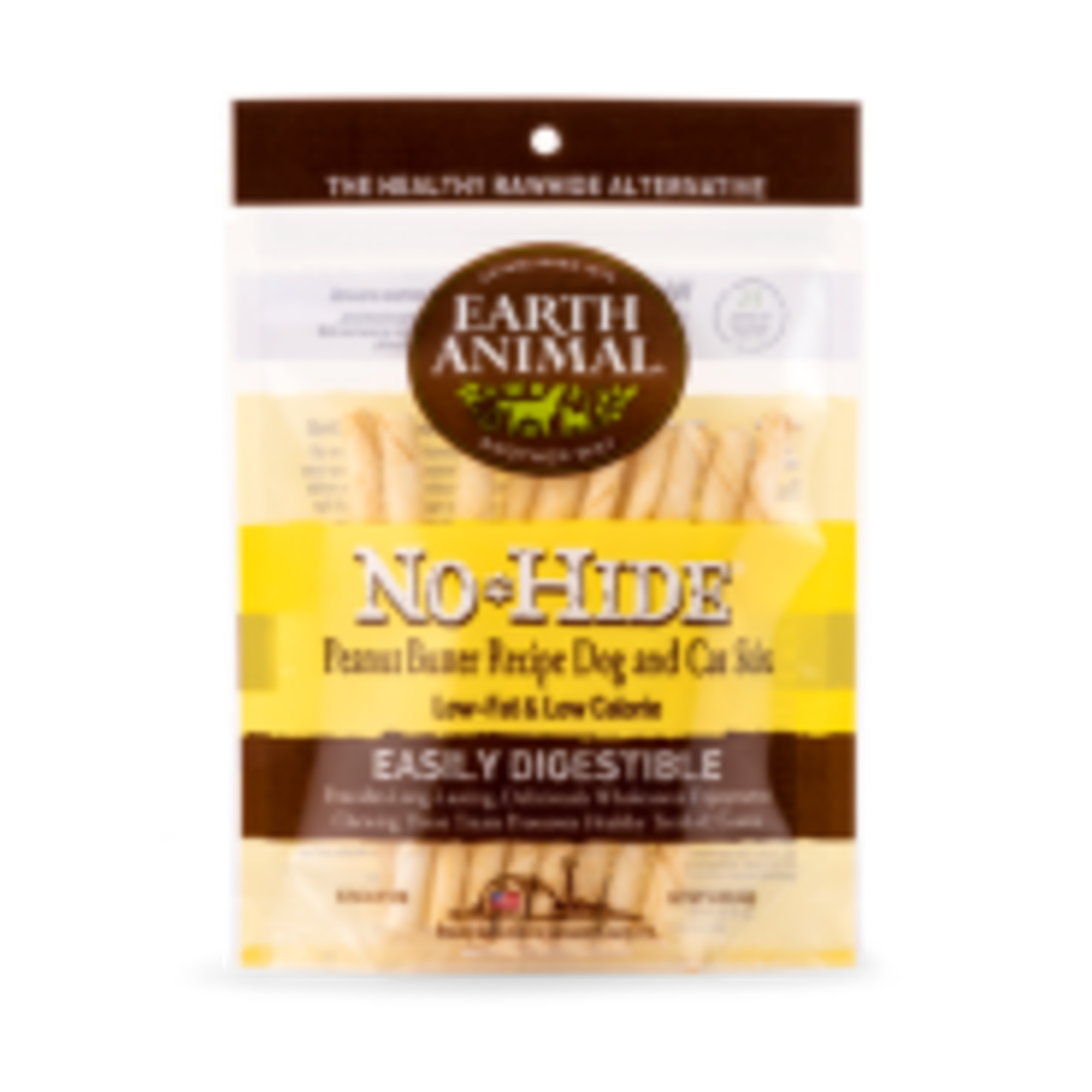 Earth Animal No Hide Chew Peanut Butter Stix (10pk)- Earth Animal Dog/Cat