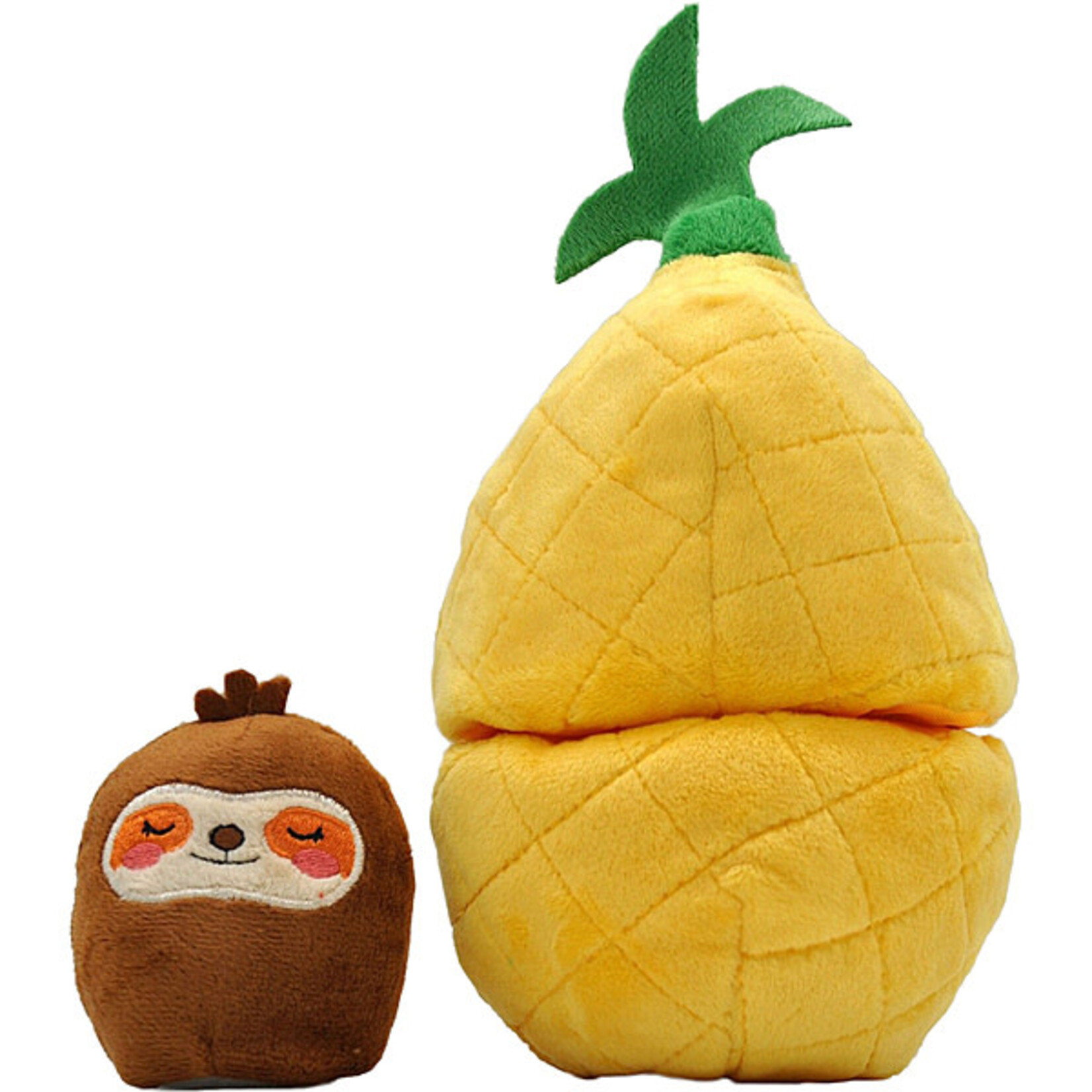 HugSmart Pineapple Fruity Critters Dog Toy- HugSmart