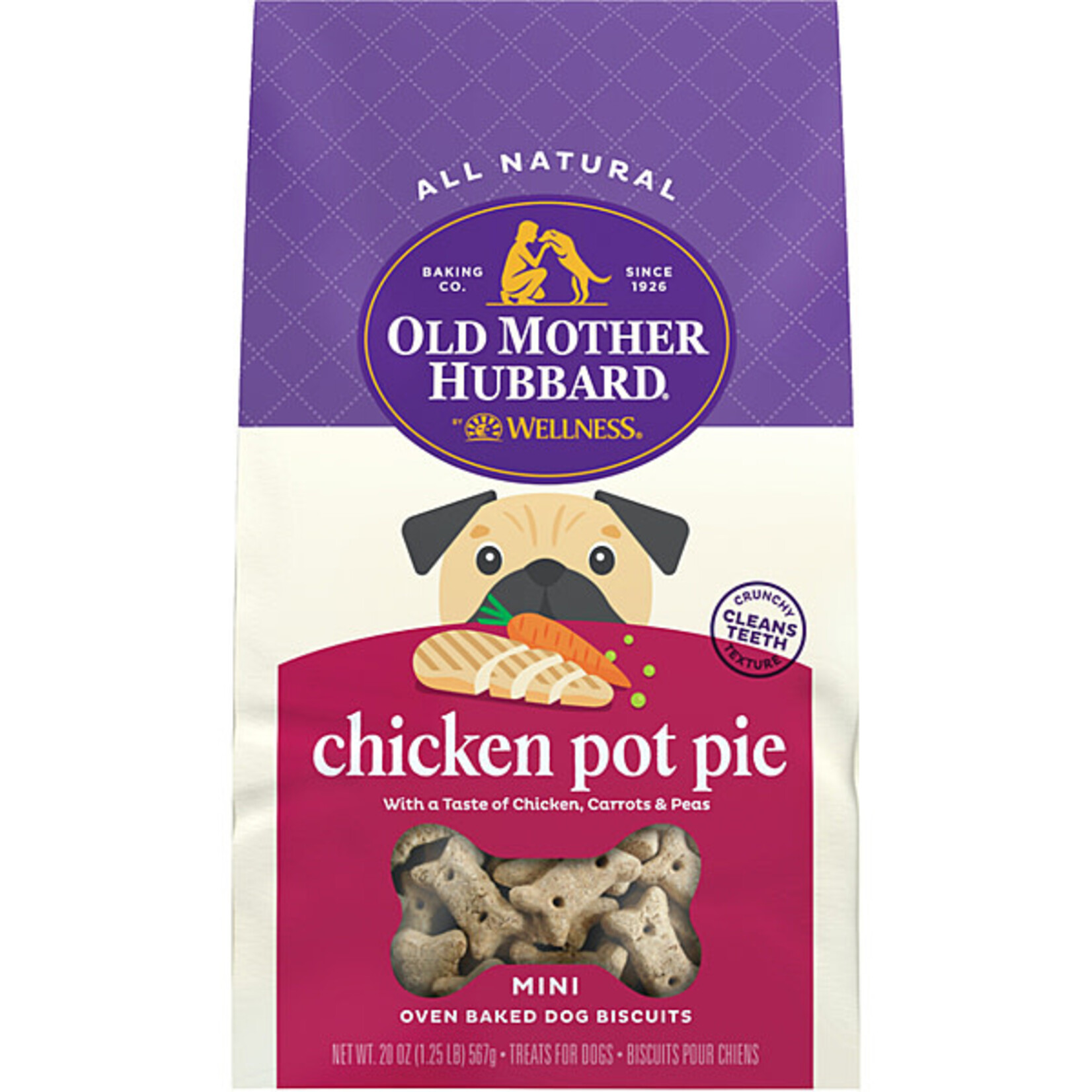 OLD MOTHER HUBBARD Classic Oven Baked Chick Pot Pie/Mini 20OZ