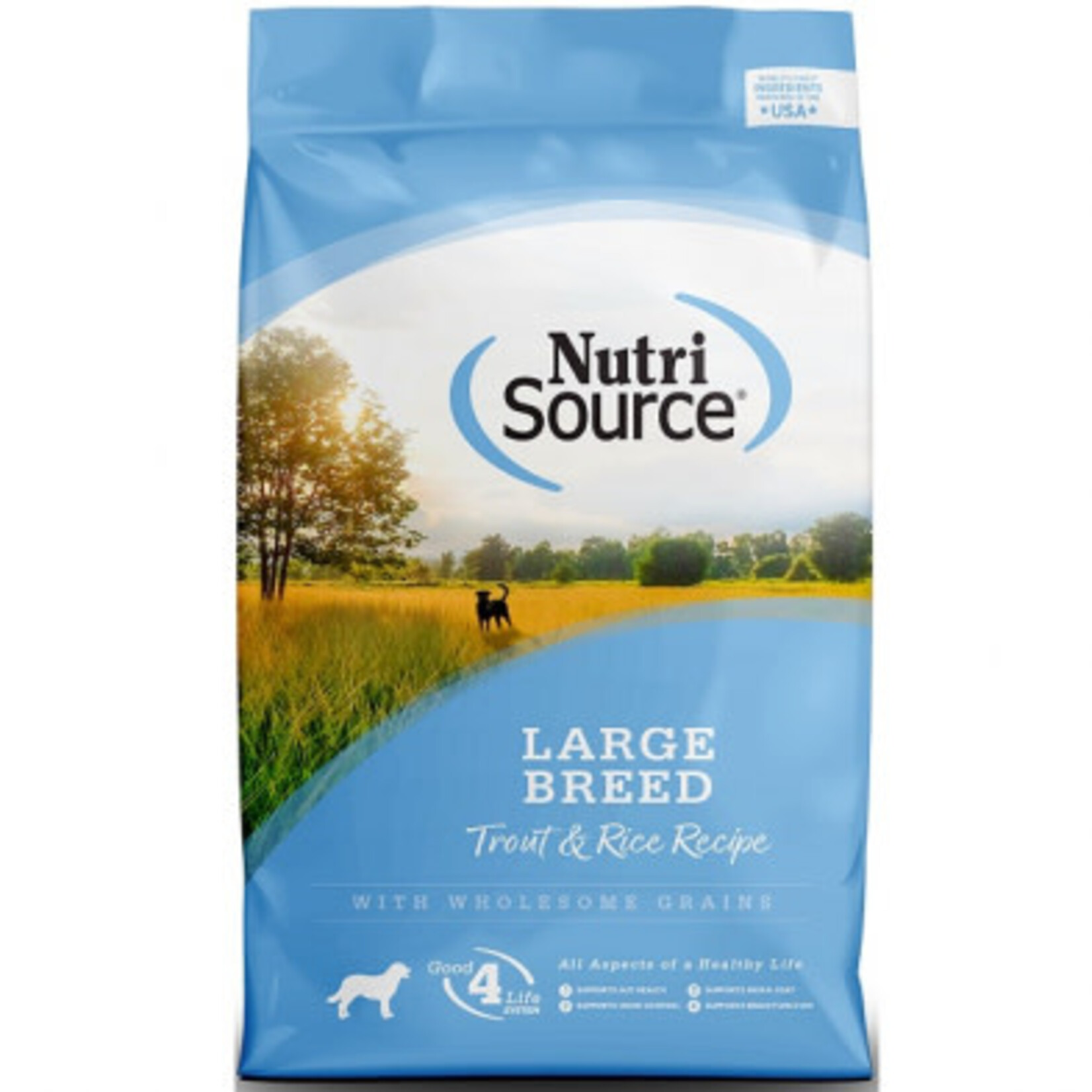 NUTRISOURCE NUTRISOURCE Adult LB Trout & Rice 26lb