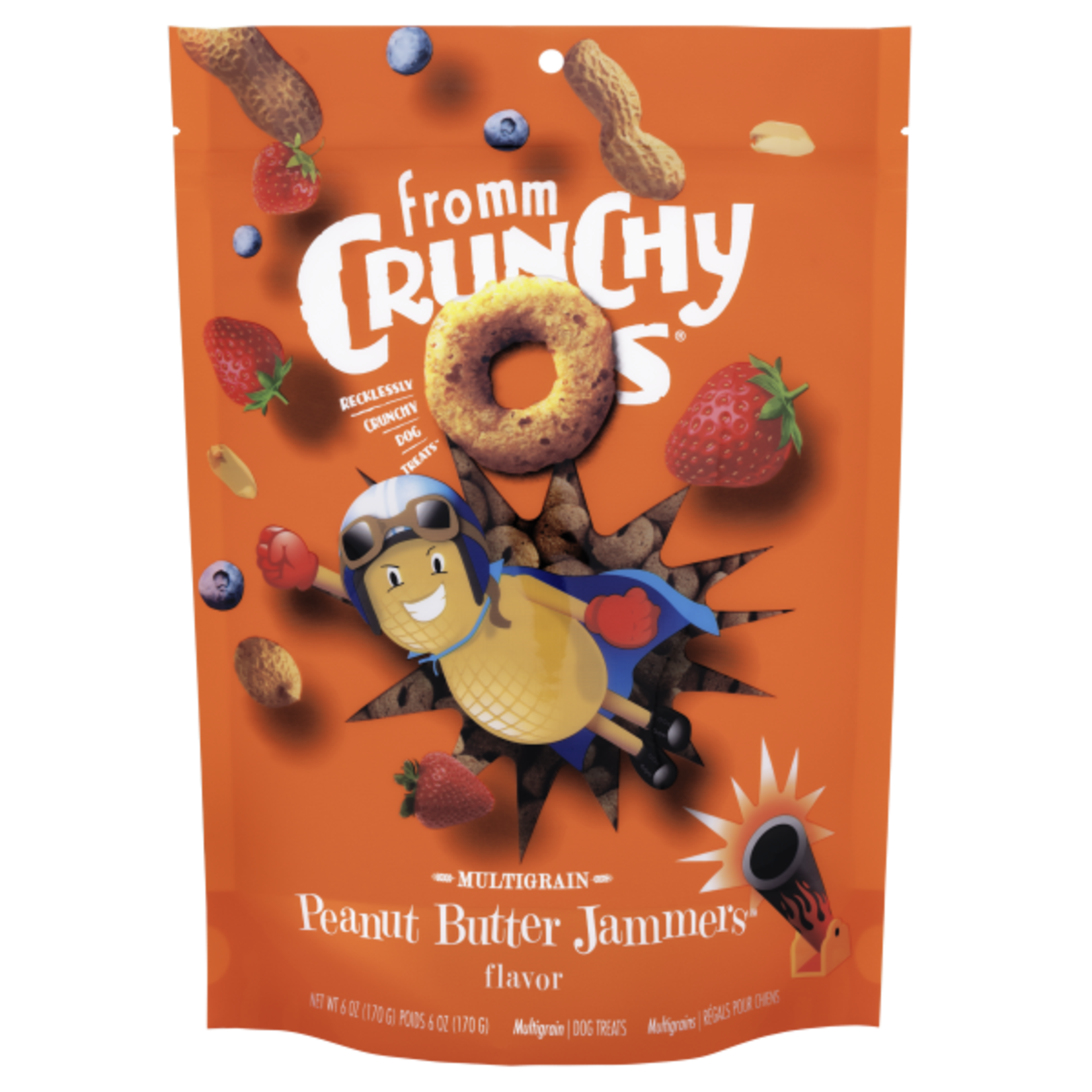Fromm Fromm Dog Crunchy Os Peanut Butter Jammers Treats 6 oz