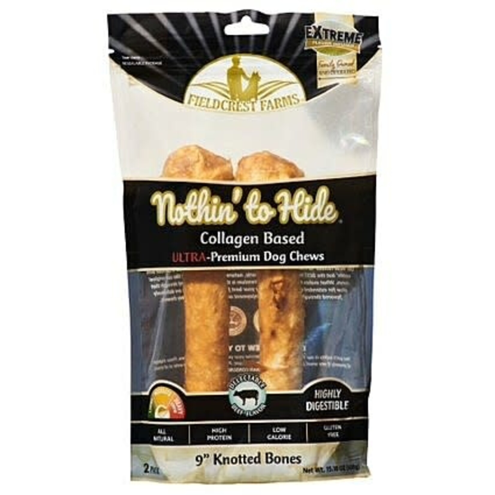 NOTHIN TO HIDE NOTHIN TO HIDE | Ultra Knotted Bone Beef 9" 2PK
