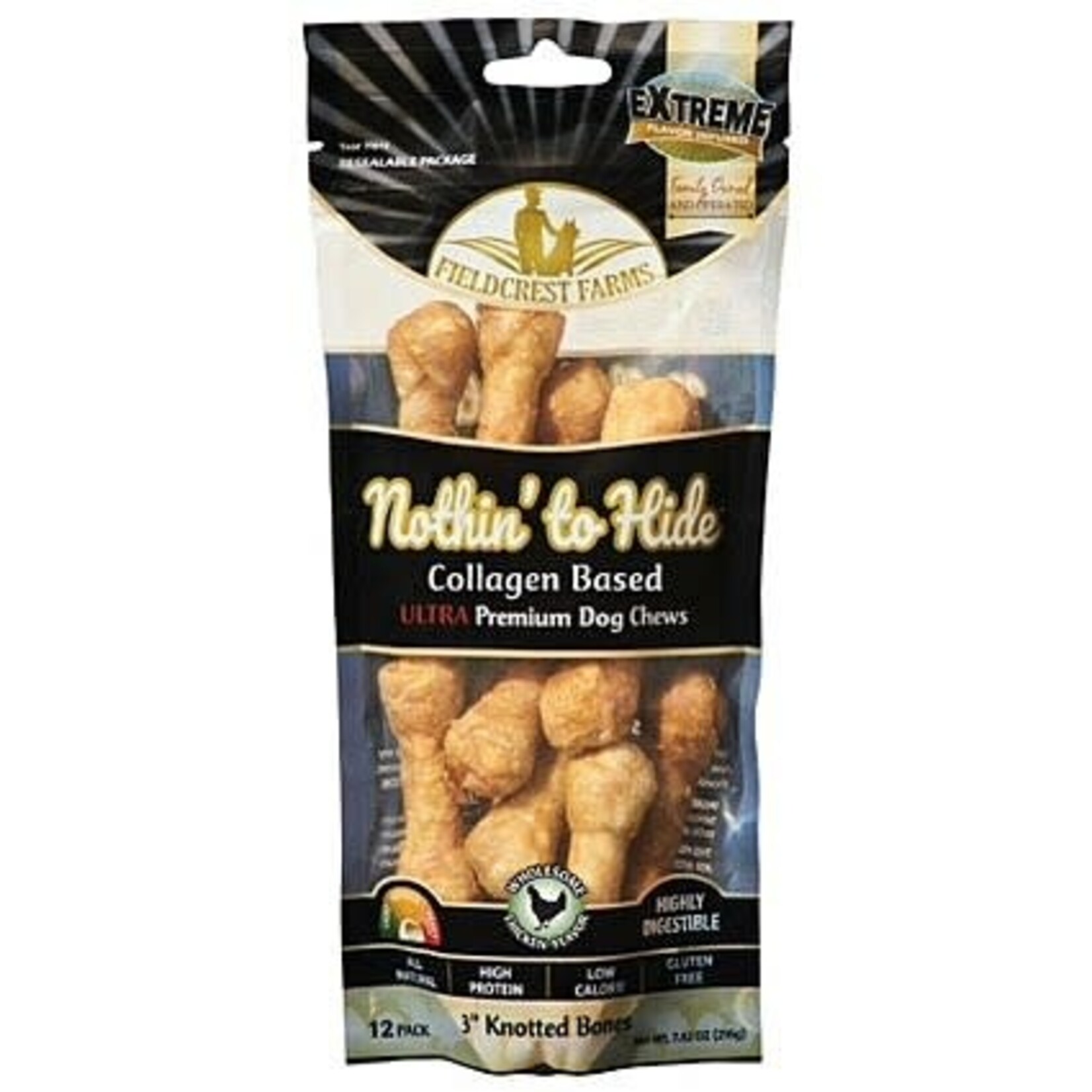 Nothing to hide NOTHIN TO HIDE | Ultra Knotted Bone Chicken 3" 12PK