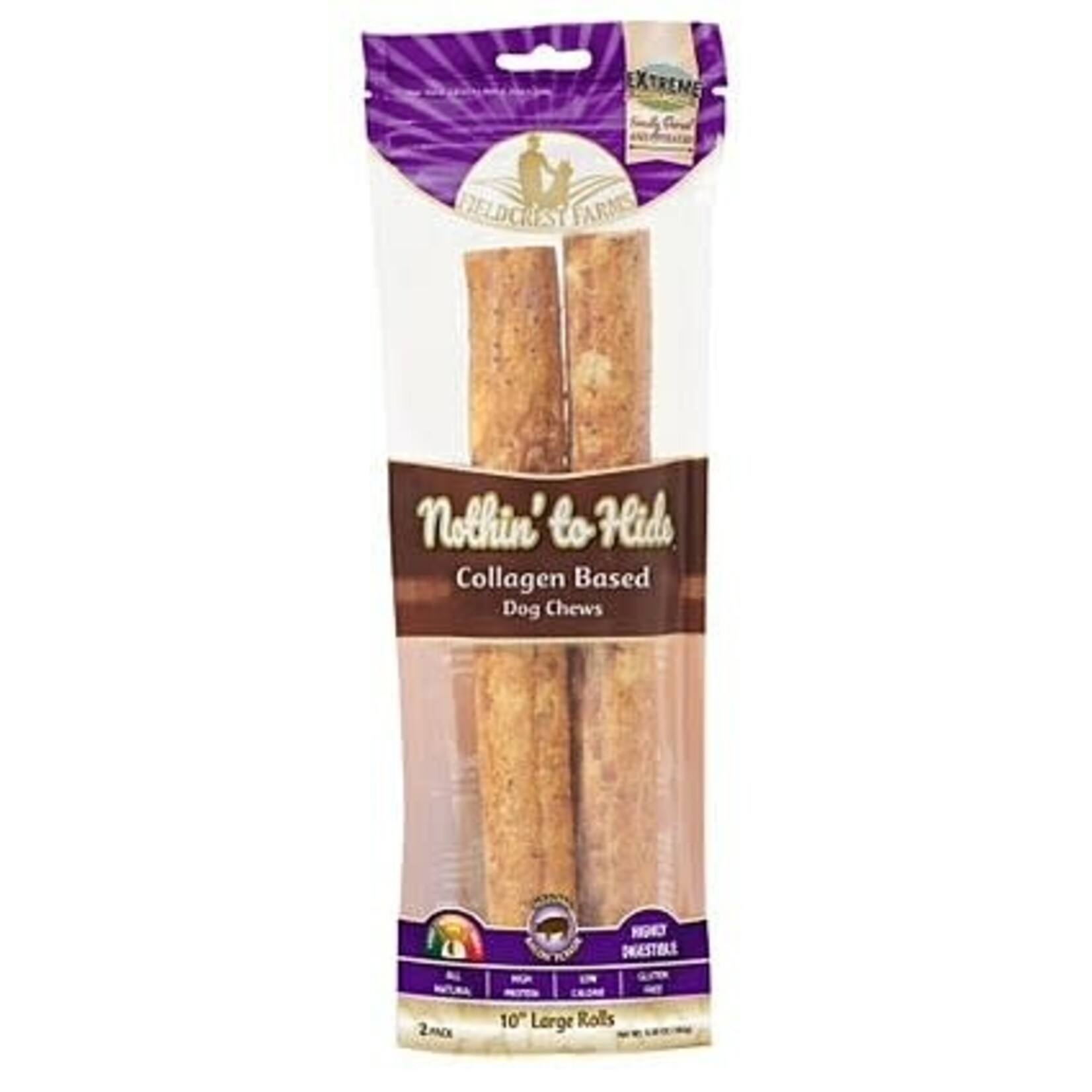 Nothing to hide NOTHIN TO HIDE | Roll Bacon Large 10" 2PK