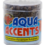 ZOO MED LABORATORIES Zoo Med Aqua Accents River Pebbles Dark 8 oz