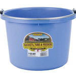 Litter Giant Bucket Plastic 8qt Berry Blue