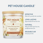Pet House Pet House - Candle Vanilla Sandalwood 8.5oz