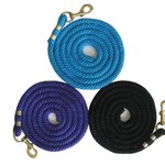 10' Poly Rope Lead With Brass Plated Snap