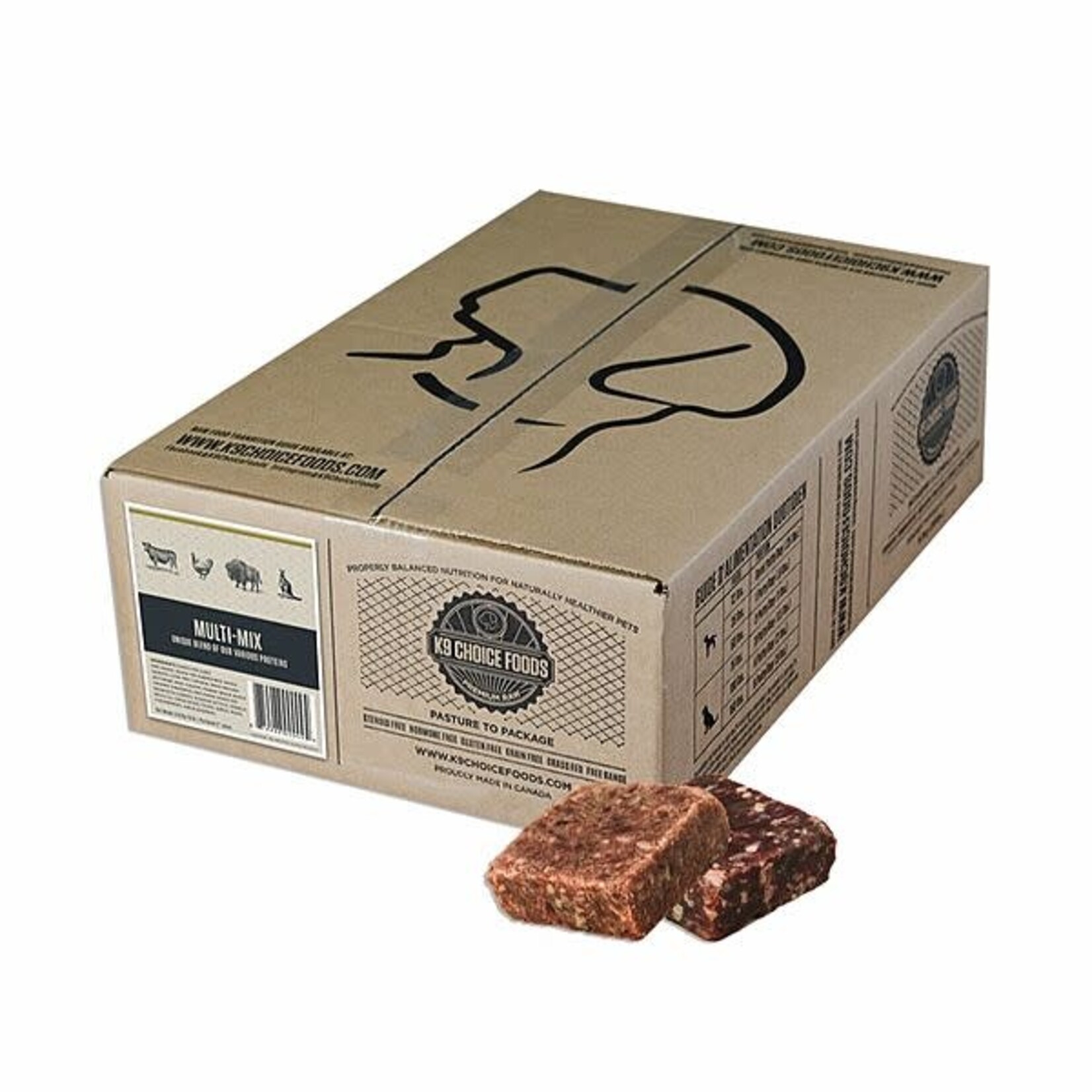 K9 CHOICE K9 CHOICE | Frozen - Complete Cuisine Multi Mix Box 15LB