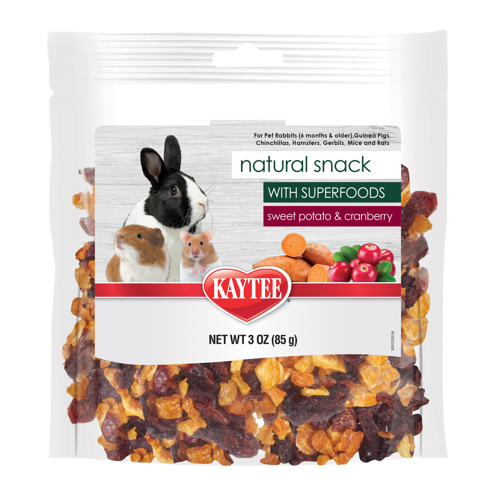 KAYTEE PRODUCTS INC KAYTEE | SUPER PET | Natural Snack Cranberry Sweet Potato 3OZ