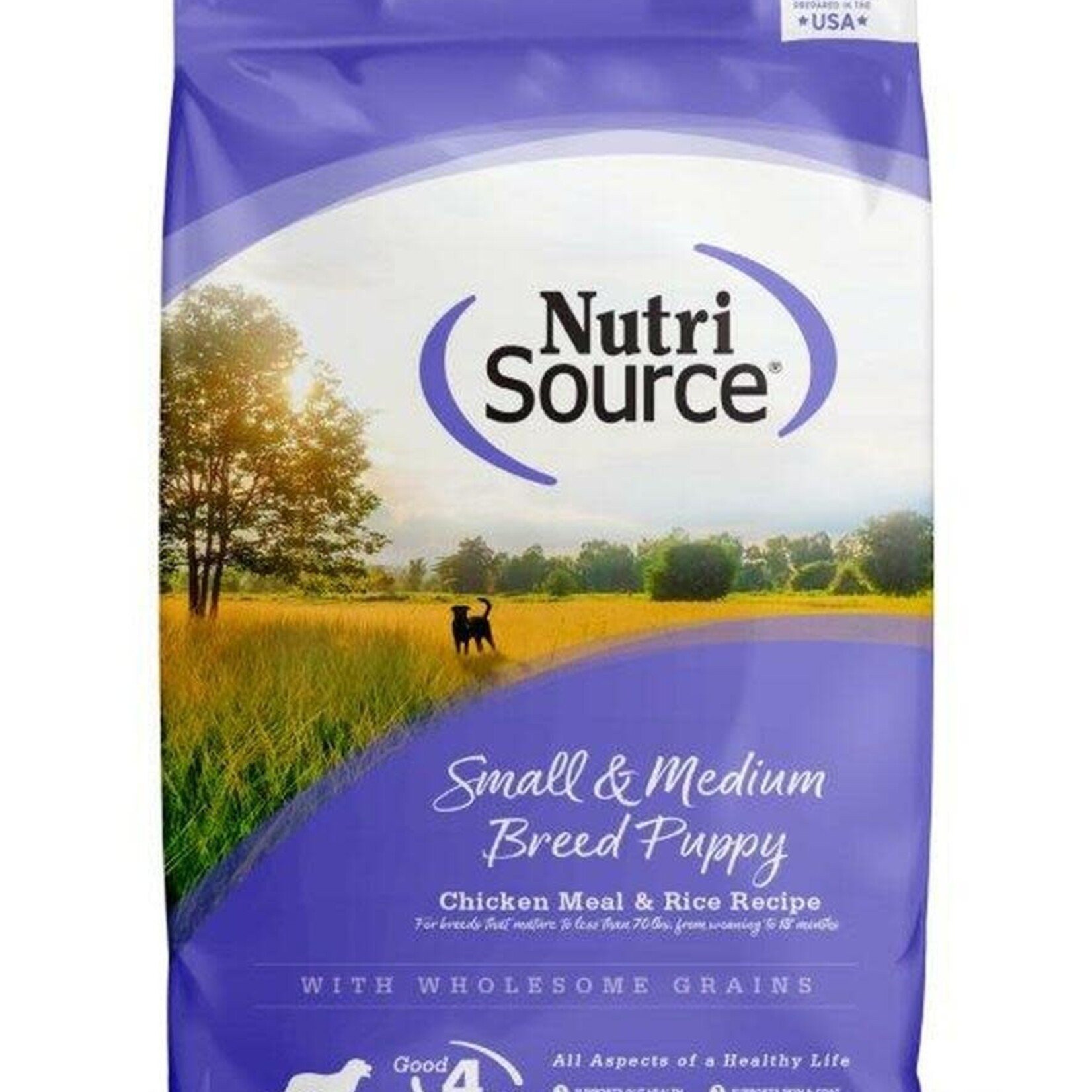 NUTRISOURCE NUTR Puppy Sm/Med Breed Ckn & Rice 13.6kg/30lb