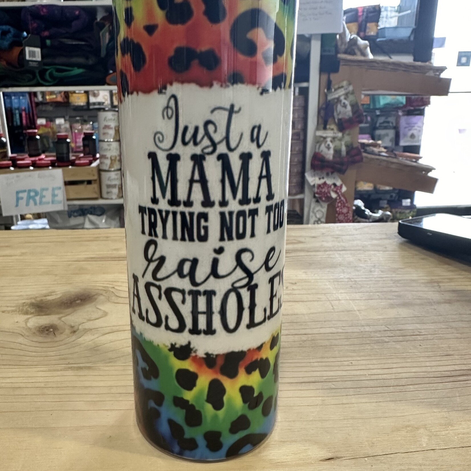 20oz Tumbler "Just a Mama"