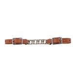 Western Rawhide FLAT LEATHER CURB CHAIN