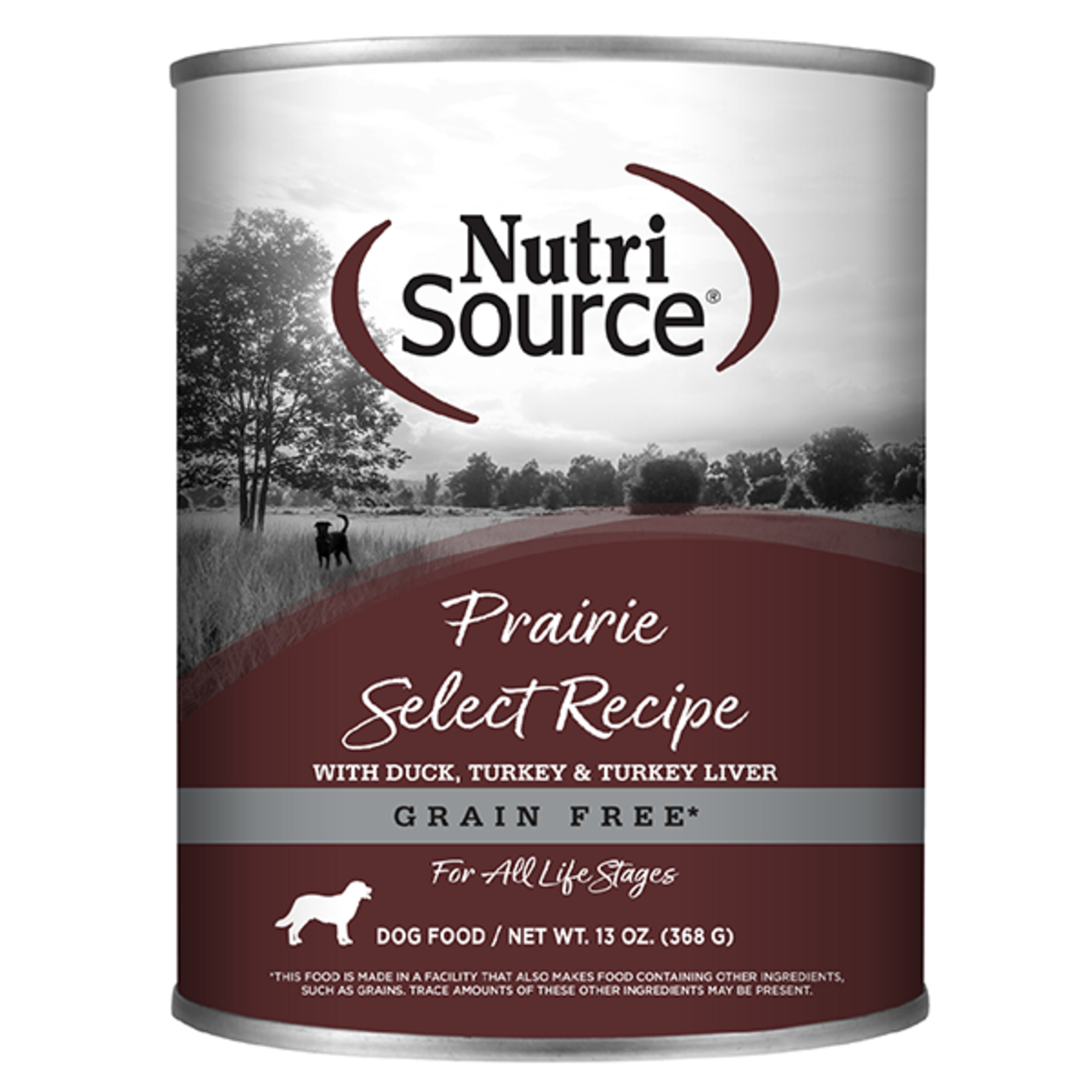 NUTRISOURCE NutriSource Dog Grain Free Prairie Select 13oz