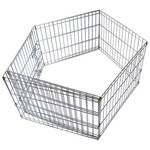 UNLEASHED Exercise Pen Zinc Silver 8 Panels 24x36"