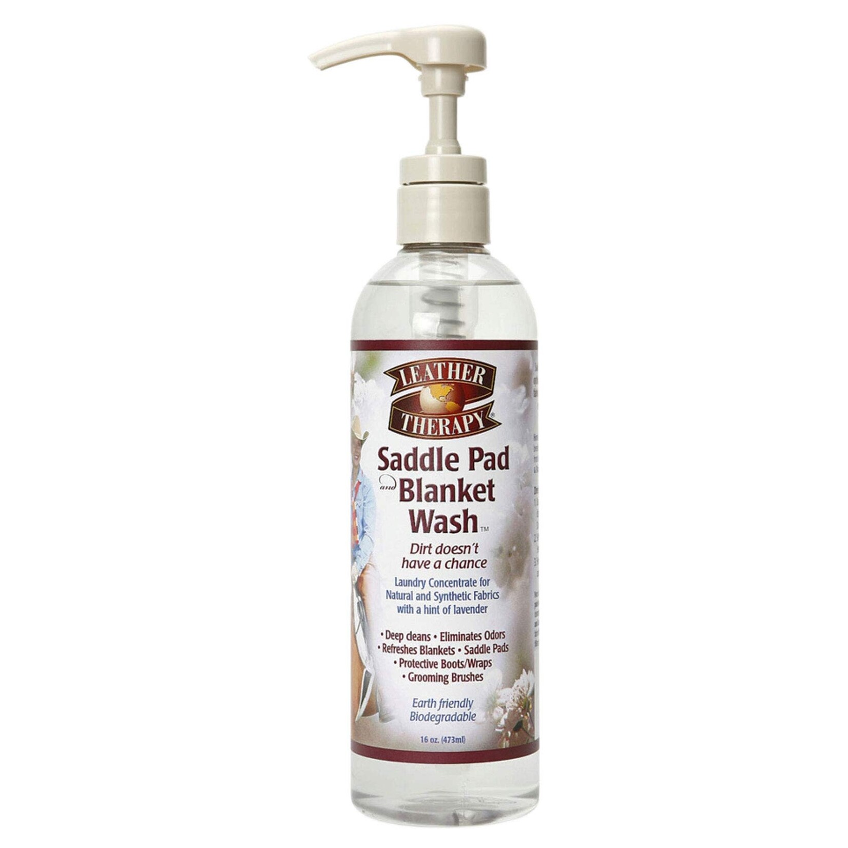LEATHER THERAPY LEATHER THERAPY SADDLE PAD AND BLANKET WASH 16OZ