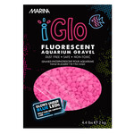 MARINA Marina iGlo Fluorescent Aquarium Gravel - Pink - 2 kg (4.4 lbs)