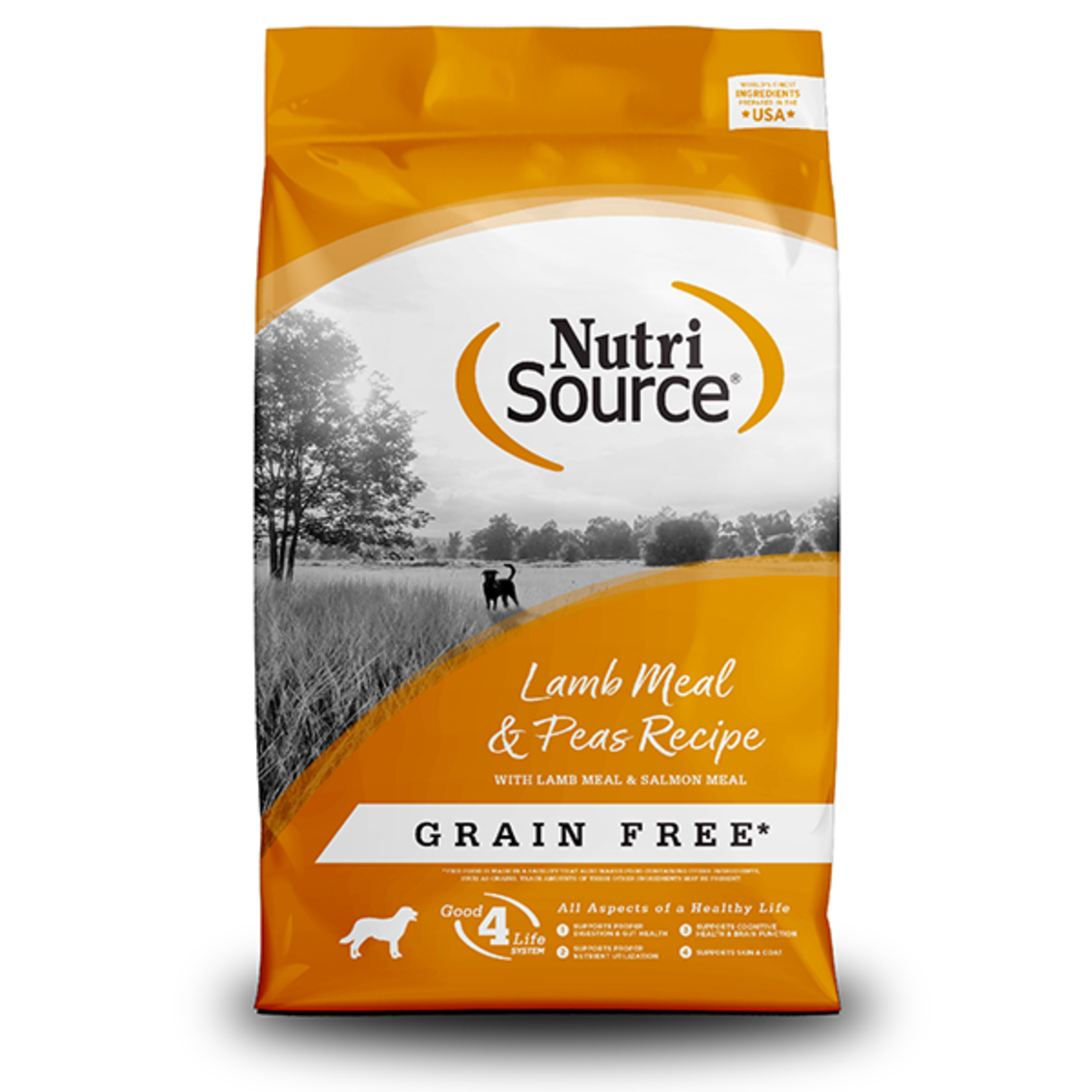 NUTRISOURCE NutriSource Dog Grain Free Lamb Meal & Peas 11.8 kg