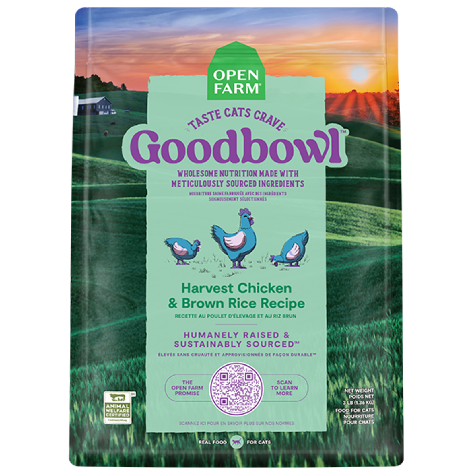 Open Farm Open Farm Cat GoodBowl Chicken & Brown Rice 7 lb