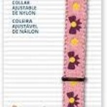 CATIT Catit Adjustable Breakaway Nylon Collar - Pink with Purple Bows - 20-33 cm (8-13 in)