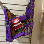Western Rawhide WESTERN RAWHIDE SIGNATURE FASHION HALTER WITH BLACK NICKEL FINISH HARDWARE  Average Purple