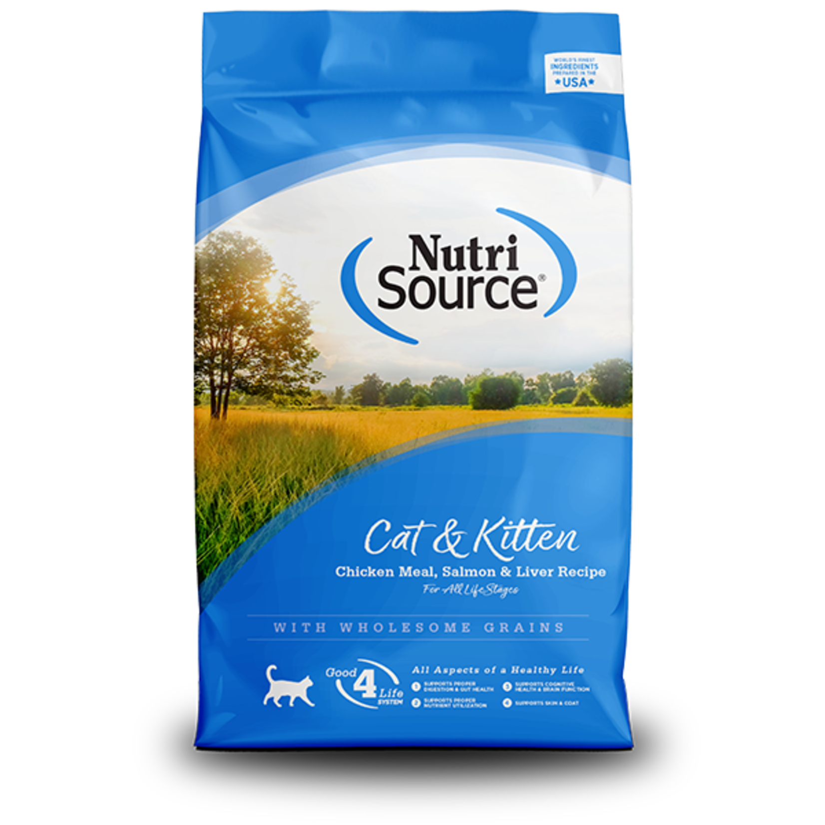 NUTRISOURCE NutriSource Cat & Kitten Chicken Salmon & Liver 5.44 kg