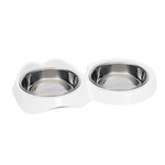 CATIT Catit PIXI Double Dish - White
