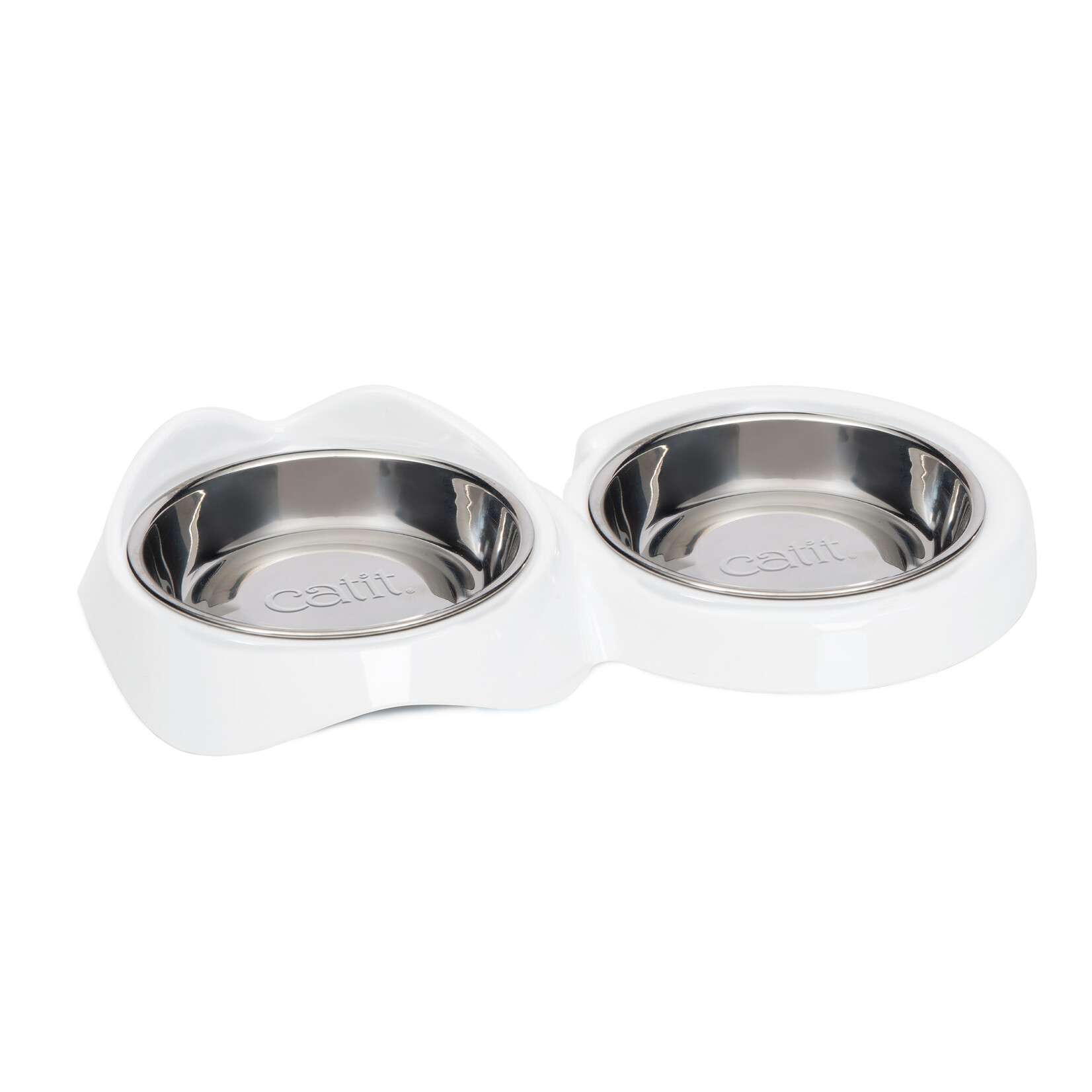 CATIT Catit PIXI Double Dish - White