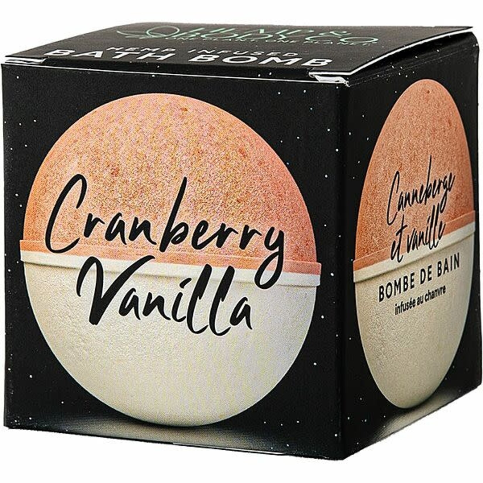 hemp & body co Bath Bomb Cranberry Vanilla 110MG