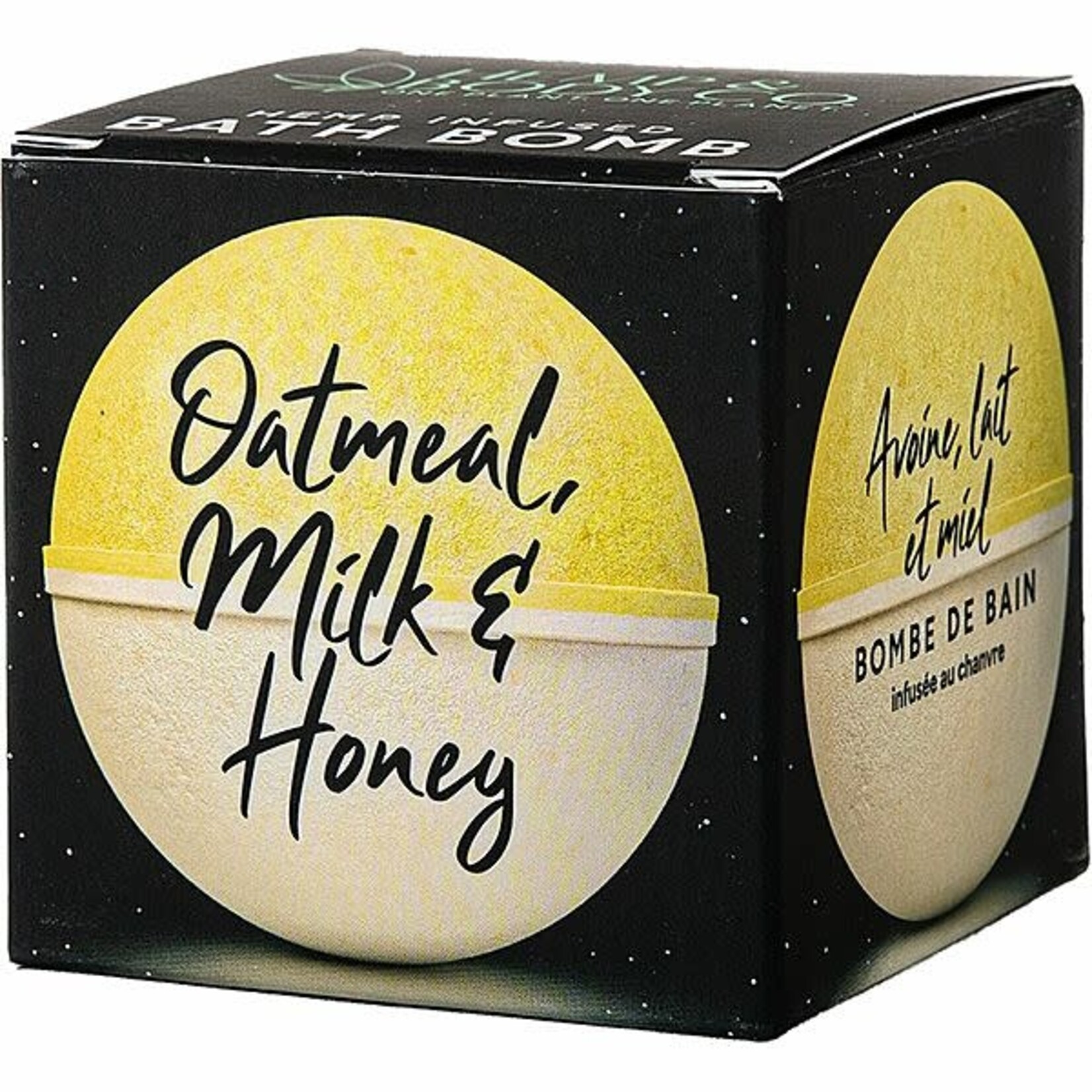 hemp & body co Bath Bomb Oatmeal Milk & Honey 110MG