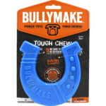 Bullymake Bullymake Dog Toy Tough Chew Nylon Horseshoe Blue Bacon Flvr