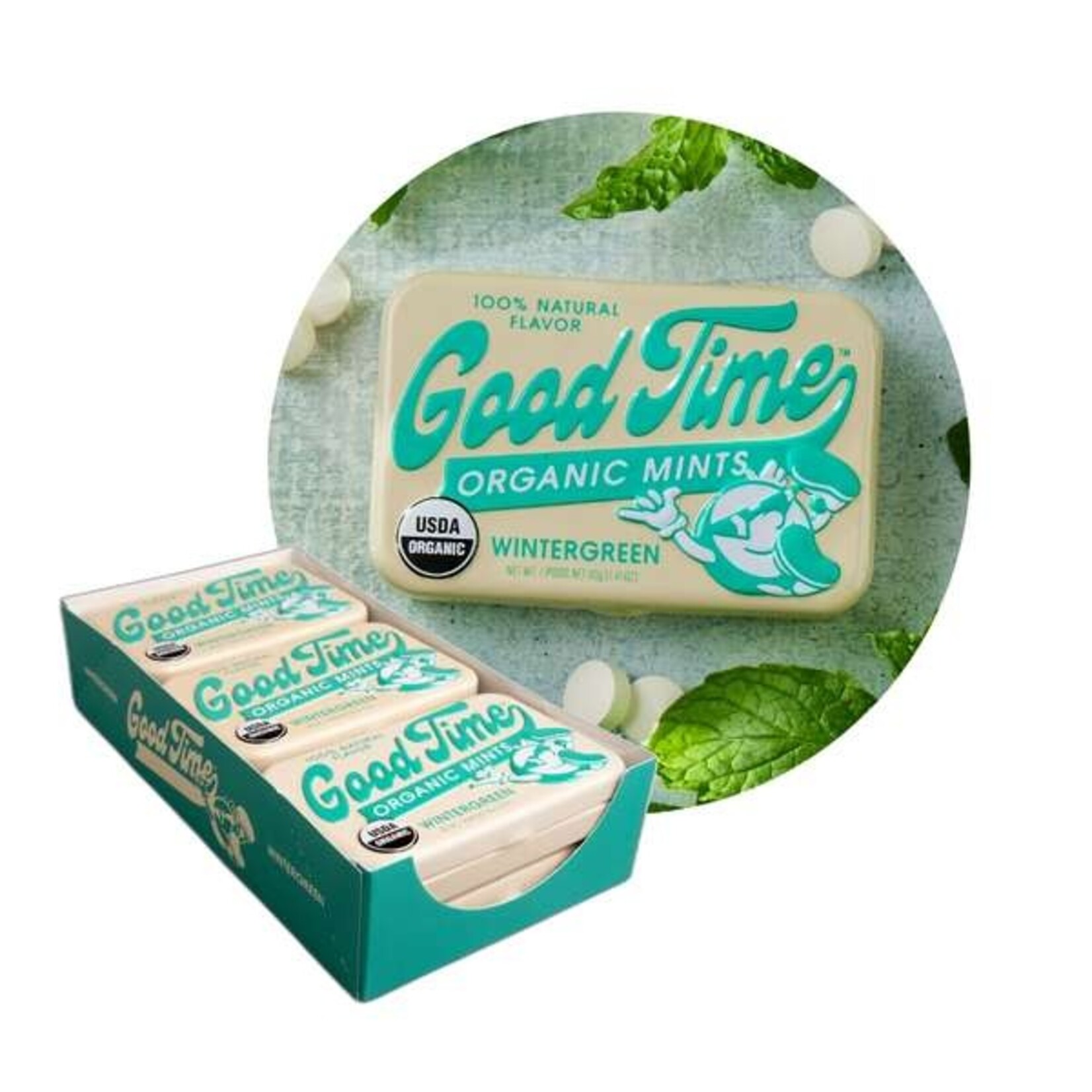 Good Time Good Time Organic Mints - Wintergreen 40g
