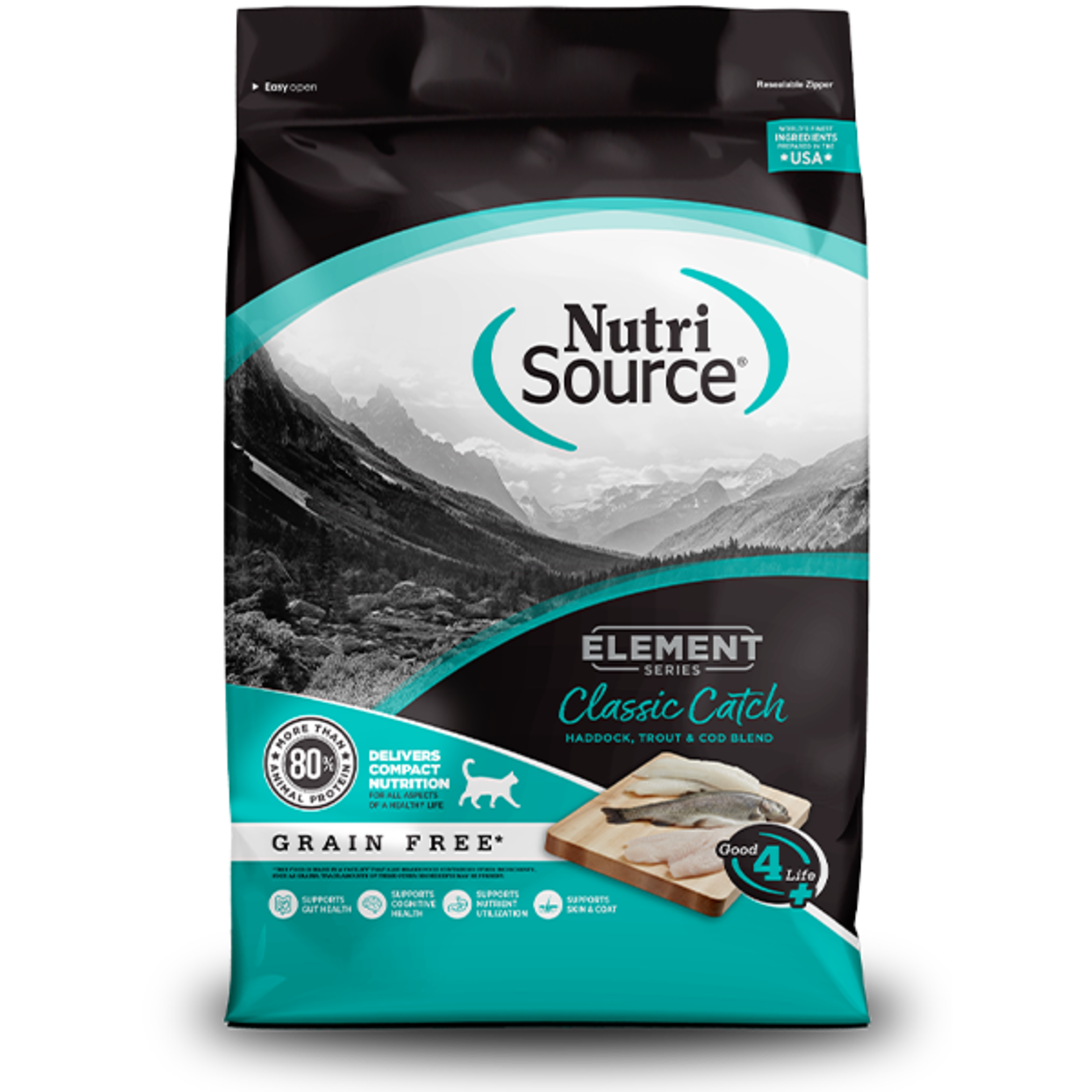NUTRISOURCE NutriSource Cat Element Series GF Classic Catch 4 lb