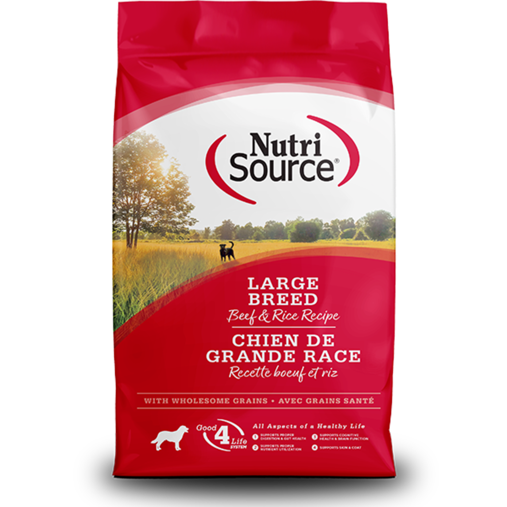 NUTRISOURCE NutriSource Dog Large Breed Adult Beef & Rice 11.8 kg