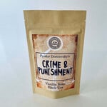 NovelTea Bookstore & gifts CRIME & PUNISHMENT INSPIRED- Vanilla Bean Black Tea 70g
