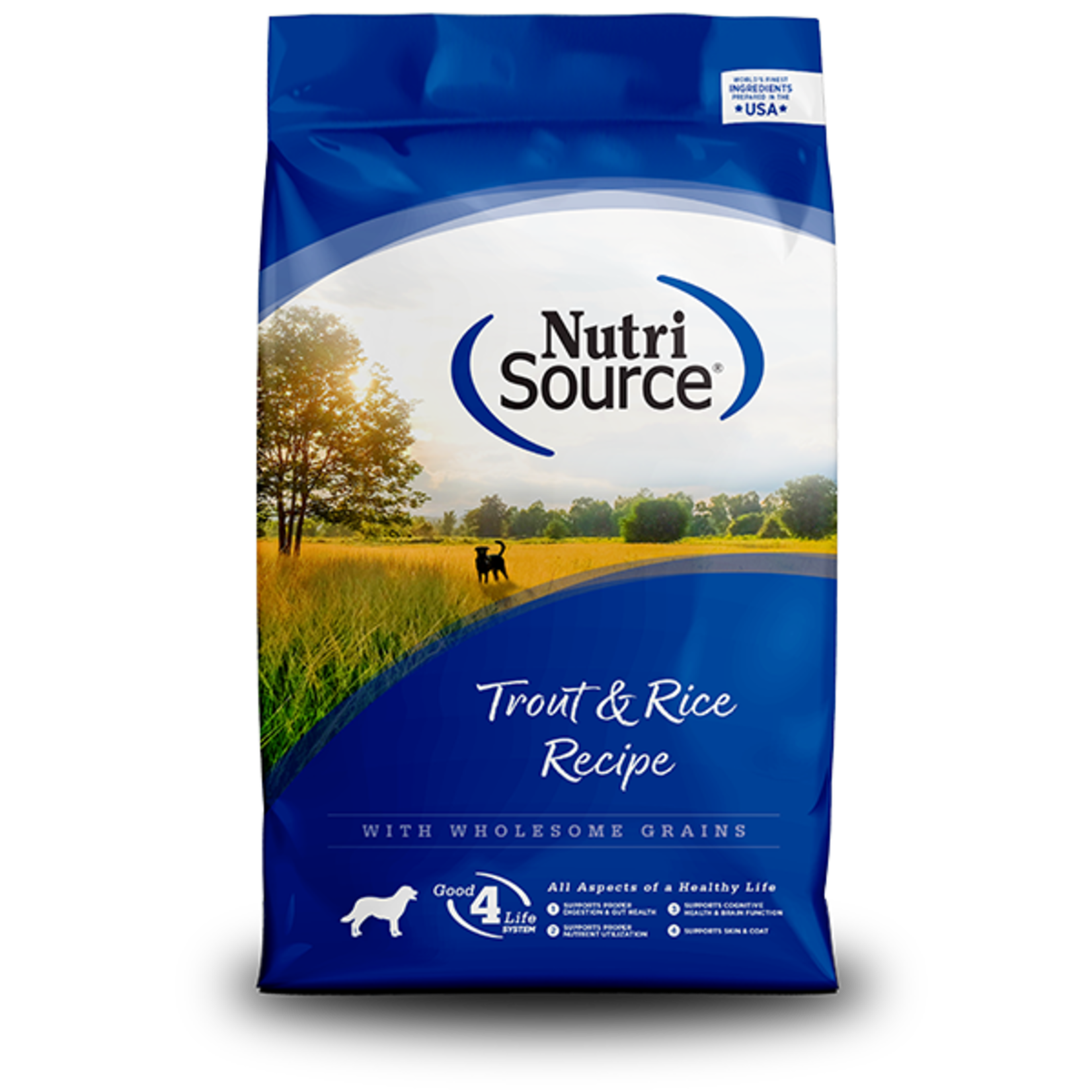 NUTRISOURCE NUTR Trout & Br Rice 26lb