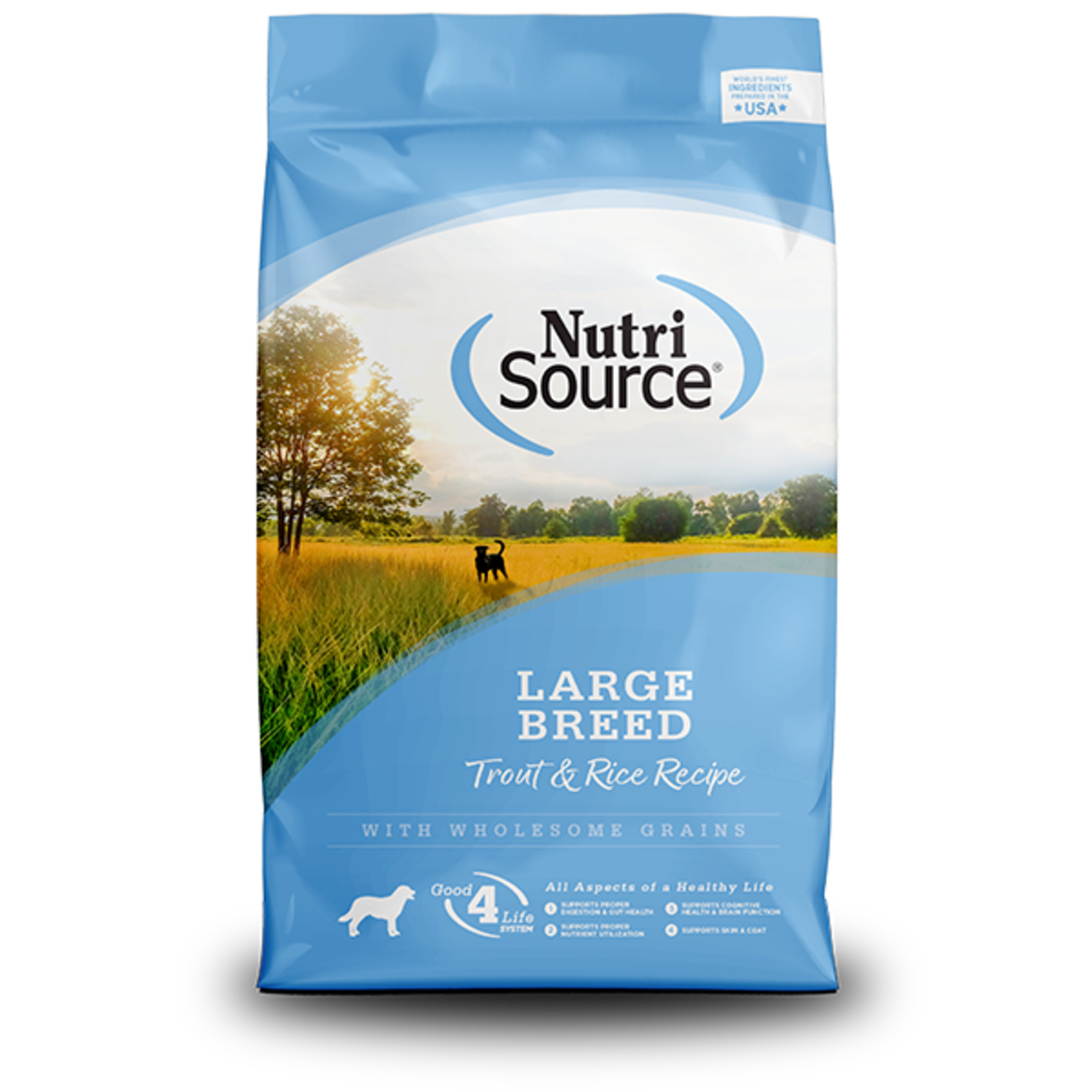 NUTRISOURCE NUTRISOURCE Adult LB Trout & Rice 26lb