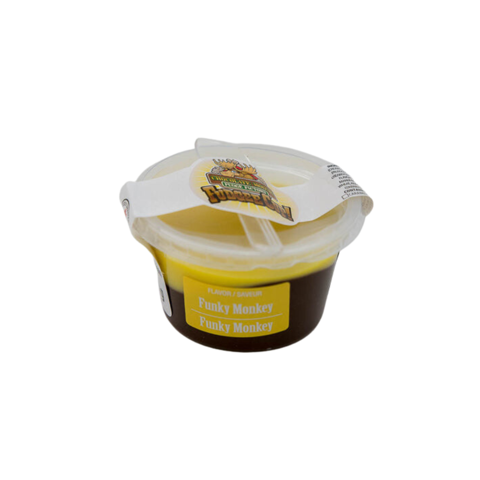 Chocolate Moose Fudge Factory FUDGE CUP- FUNKY MONKEY 140G