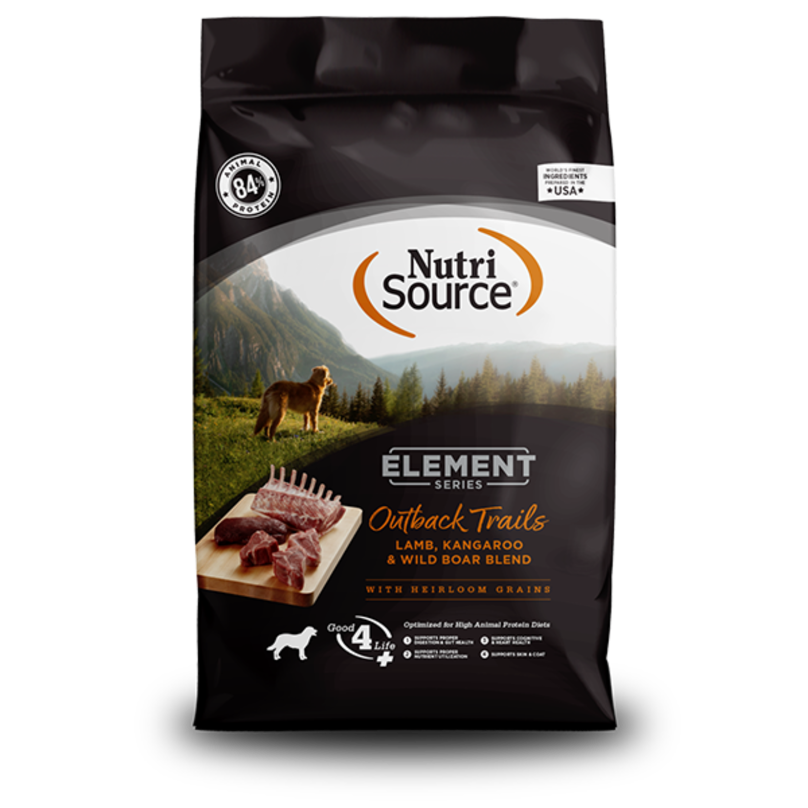 NUTRISOURCE DOG ELEMENT OUTBACK TRAILS 10.8KG
