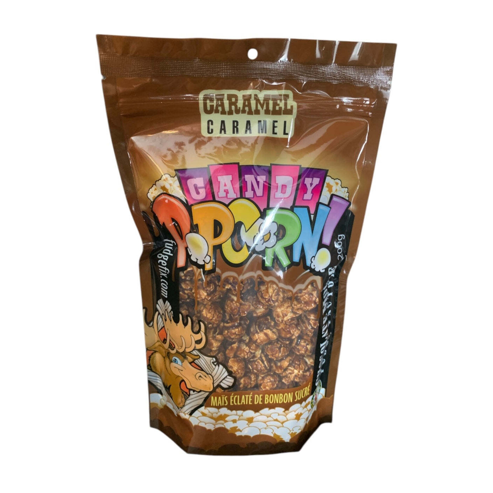 Chocolate Moose Fudge Factory CANDY POPCORN- CARAMEL 200G