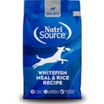 NUTRISOURCE NutriSource Dog Choice Whitefish Meal & Rice 18kg