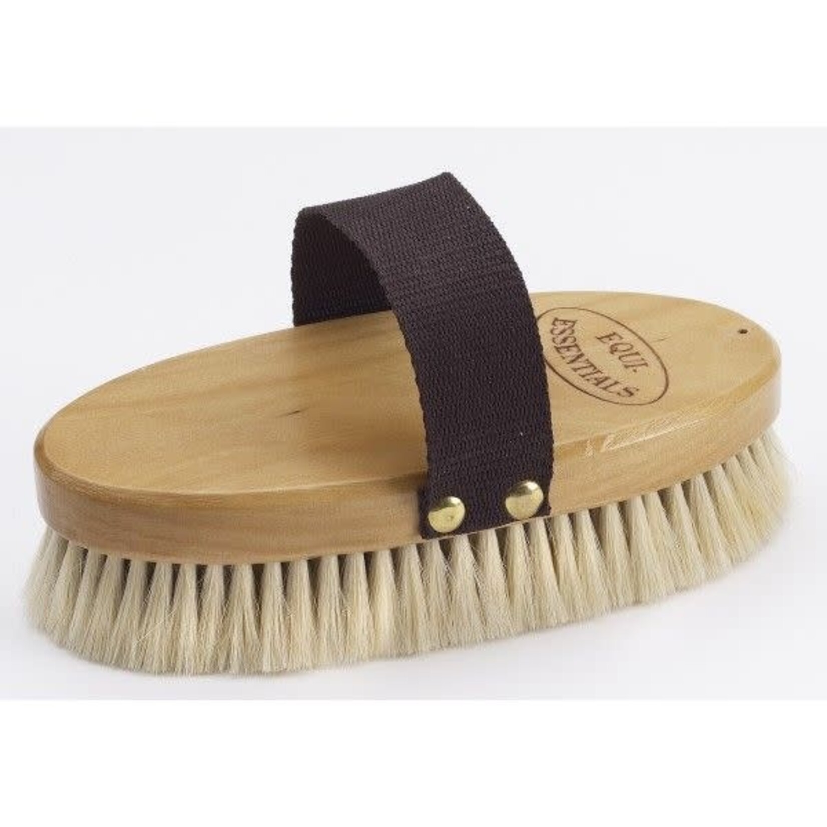 7" Wood Back Body Brush with Goat Hair
