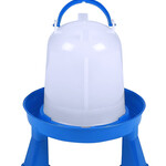 Double-Tuf BLUE POULTRY WATERER WITH LEGS 1.5QT