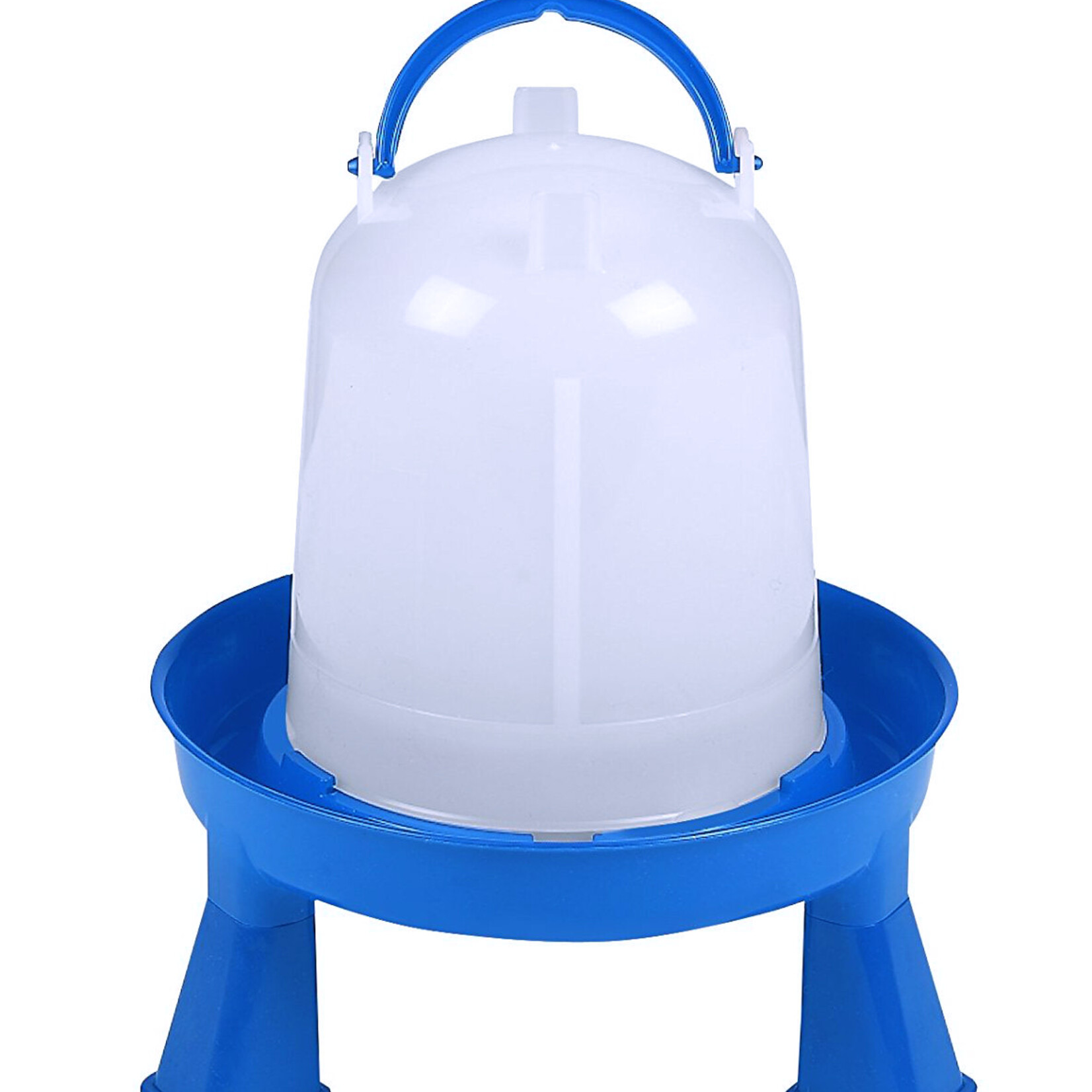 Double-Tuf BLUE POULTRY WATERER WITH LEGS 1.5QT